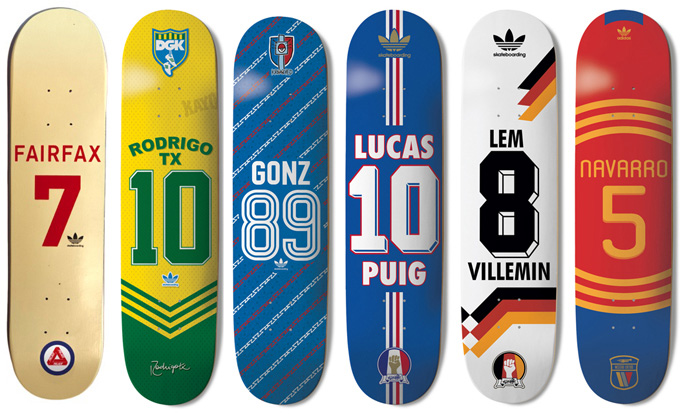 Adidas Skate Copa Skateboard Decks