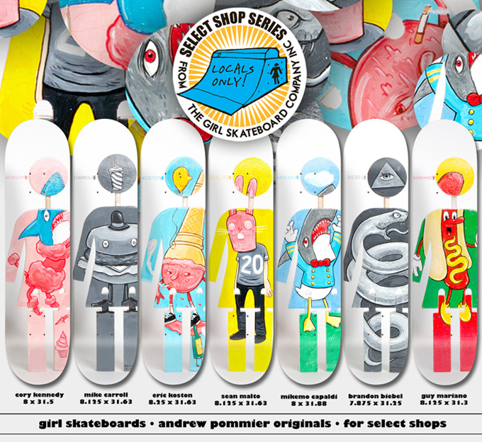 Girl Shop Select Skateboard Decks