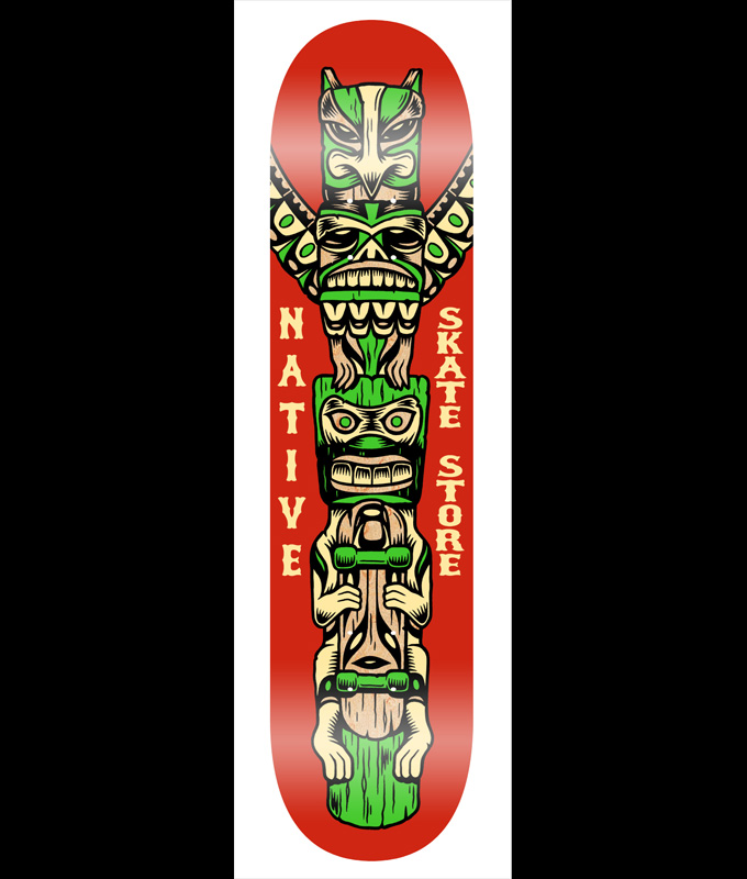 Native Skate Store Totem Deck